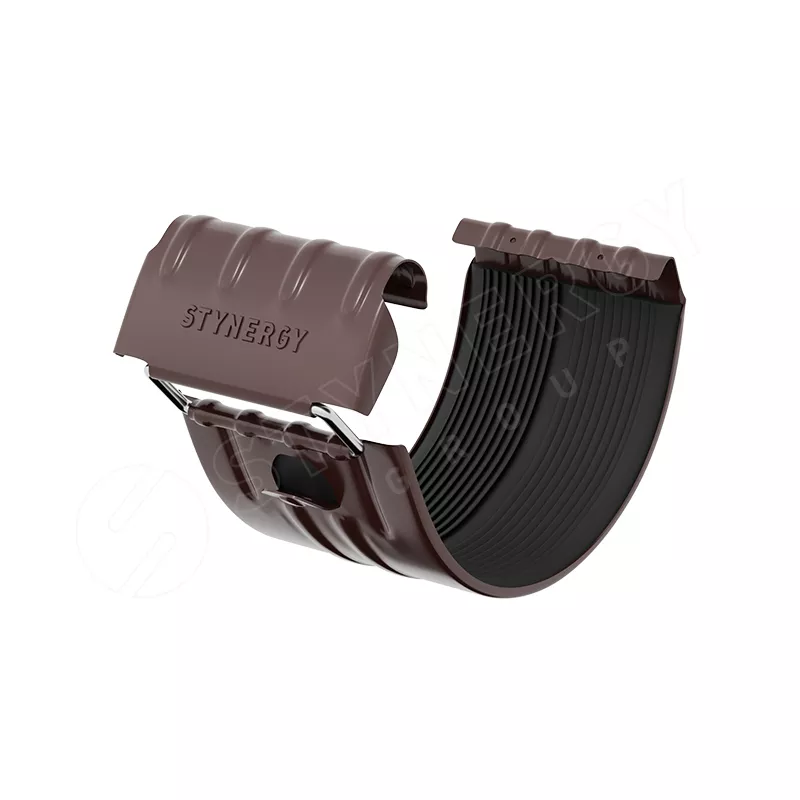 Соединитель желоба Stynergy 125 90 RAL 8017