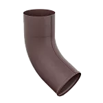 Колено трубы 60 гр Stynergy Окрашенная Матовая 125 90 RAL 8017