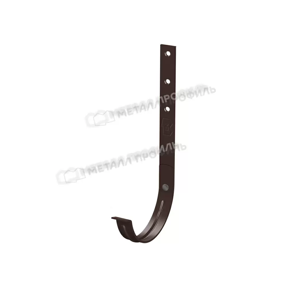 Держатель желоба Металл Профиль FORAMINA PUR d=125х280 RAL 8017 коричневая Металл усиленный