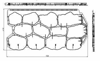 Панель Альта-Профиль Бутовый камень 1030*440 0,45 м2 датский